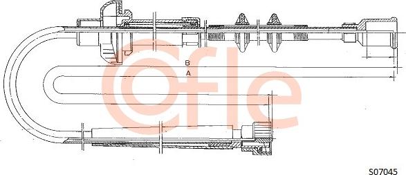 Cofle 92.S07045 - Alberino flessibile tachimetro autozon.pro