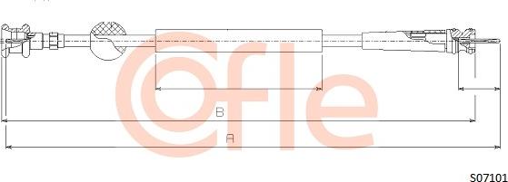 Cofle 92.S07101 - Alberino flessibile tachimetro autozon.pro