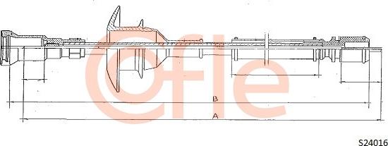 Cofle 92.S24016 - Alberino flessibile tachimetro autozon.pro