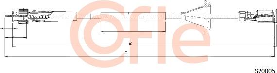 Cofle 92.S20005 - Alberino flessibile tachimetro autozon.pro