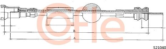 Cofle 92.S21040 - Alberino flessibile tachimetro autozon.pro