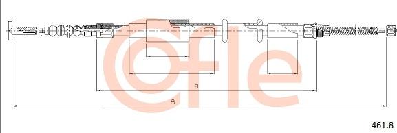 Cofle 461.8 - Cavo comando, Freno stazionamento autozon.pro