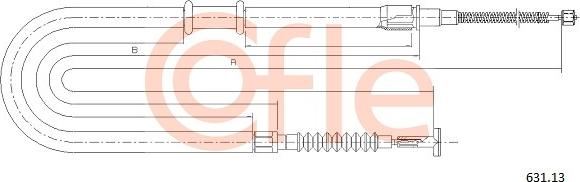 Cofle 631.13 - Cavo comando, Freno stazionamento autozon.pro