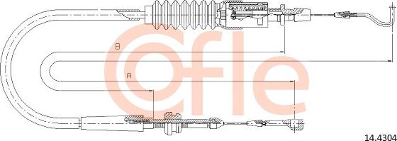 Cofle 14.4304 - Cavo acceleratore autozon.pro