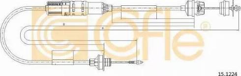 Cofle 15.1224 - Cavo comando, Comando frizione autozon.pro