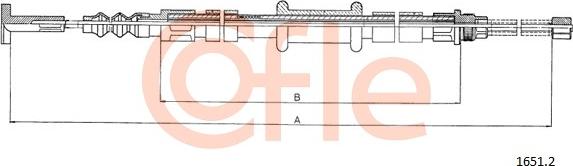 Cofle 1651.2 - Cavo comando, Freno stazionamento autozon.pro