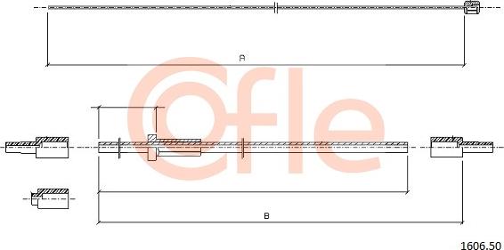 Cofle 1606.50 - Cavo comando cofano motore autozon.pro