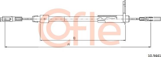 Cofle 10.9441 - Cavo comando, Freno stazionamento autozon.pro