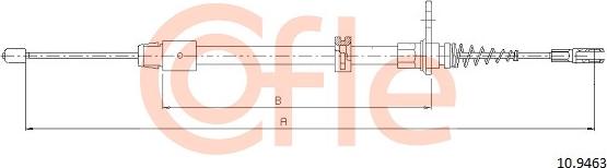 Cofle 10.9463 - Cavo comando, Freno stazionamento autozon.pro