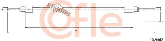 Cofle 10.9462 - Cavo comando, Freno stazionamento autozon.pro