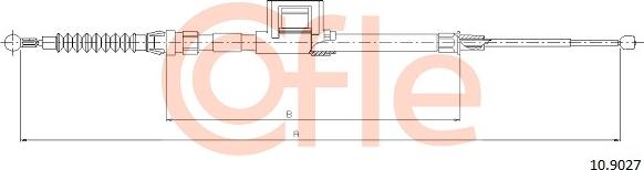 Cofle 10.9027 - Cavo comando, Freno stazionamento autozon.pro