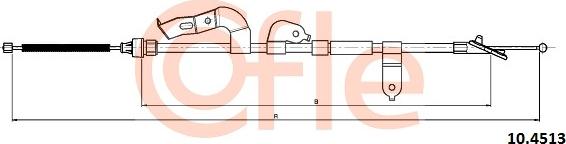 Cofle 92.10.4513 - Cavo comando, Freno stazionamento autozon.pro
