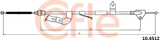 Cofle 10.4512 - Cavo comando, Freno stazionamento autozon.pro