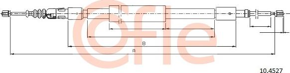 Cofle 10.4527 - Cavo comando, Freno stazionamento autozon.pro