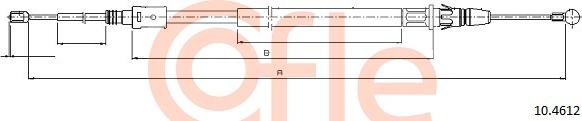 Cofle 10.4612 - Cavo comando, Freno stazionamento autozon.pro
