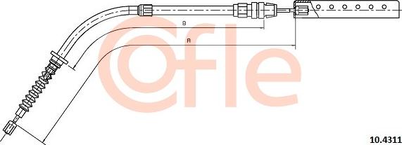Cofle 10.4311 - Cavo comando, Freno stazionamento autozon.pro
