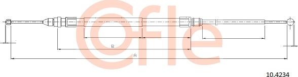 Cofle 10.4234 - Cavo comando, Freno stazionamento autozon.pro