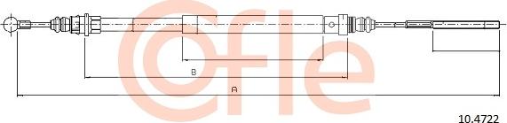 Cofle 10.4722 - Cavo comando, Freno stazionamento autozon.pro