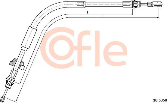 Cofle 10.5350 - Cavo comando, Freno stazionamento autozon.pro