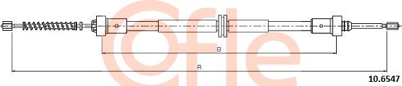 Cofle 10.6547 - Cavo comando, Freno stazionamento autozon.pro