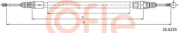 Cofle 10.6235 - Cavo comando, Freno stazionamento autozon.pro