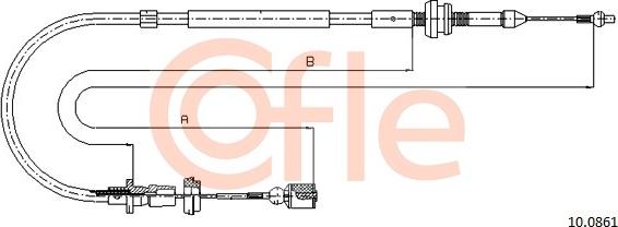 Cofle 10.0861 - Cavo acceleratore autozon.pro