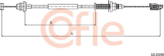 Cofle 10.0390 - Cavo acceleratore autozon.pro