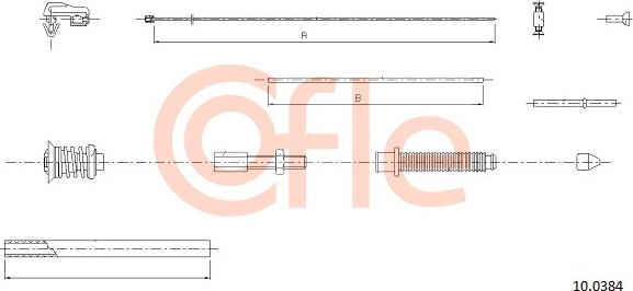 Cofle 92.10.0384 - Cavo acceleratore autozon.pro