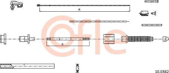 Cofle 10.0382 - Cavo acceleratore autozon.pro