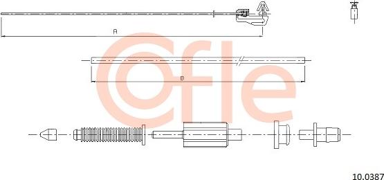 Cofle 10.0387 - Cavo acceleratore autozon.pro