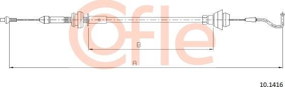 Cofle 10.1416 - Cavo acceleratore autozon.pro