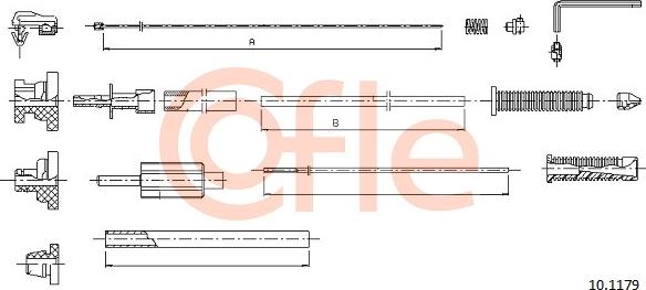 Cofle 10.1179 - Cavo acceleratore autozon.pro