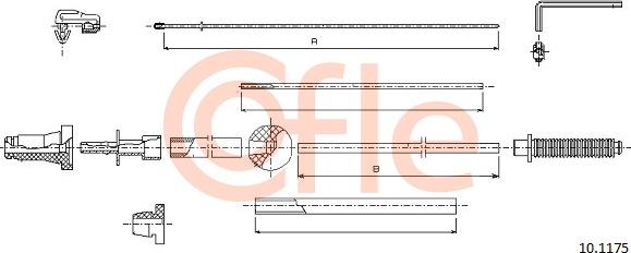 Cofle 10.1175 - Cavo acceleratore autozon.pro