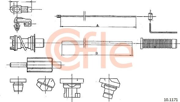 Cofle 10.1171 - Cavo acceleratore autozon.pro