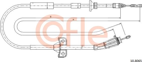 Cofle 10.8065 - Cavo comando, Freno stazionamento autozon.pro