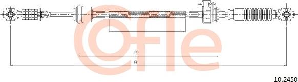 Cofle 10.2450 - Cavo comando, Cambio manuale autozon.pro