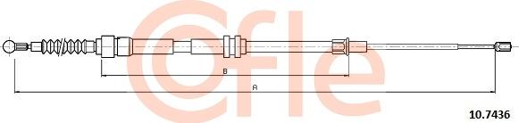 Cofle 92107436 - Cavo comando, Freno stazionamento autozon.pro