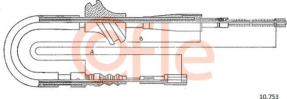 Cofle 10.753 - Cavo comando, Freno stazionamento autozon.pro
