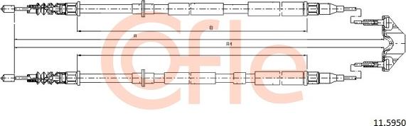 Cofle 11.5950 - Cavo comando, Freno stazionamento autozon.pro