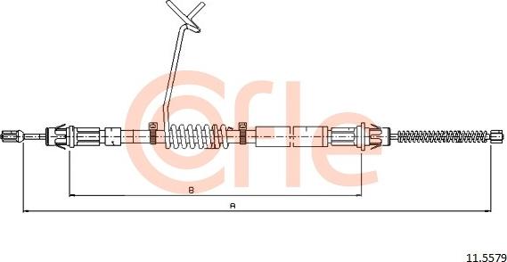 Cofle 11.5579 - Cavo comando, Freno stazionamento autozon.pro