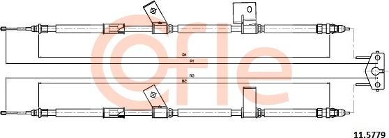 Cofle 11.5779 - Cavo comando, Freno stazionamento autozon.pro