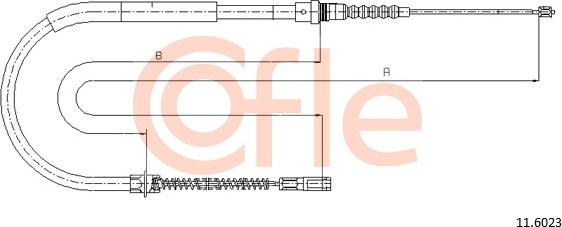 Cofle 11.6023 - Cavo comando, Freno stazionamento autozon.pro