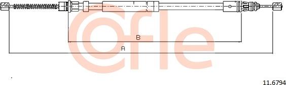 Cofle 11.6794 - Cavo comando, Freno stazionamento autozon.pro