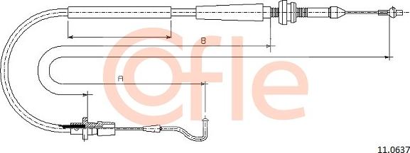 Cofle 11.0637 - Cavo acceleratore autozon.pro