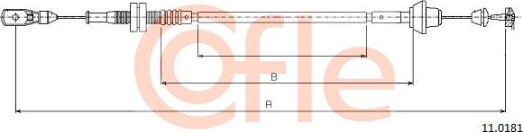 Cofle 11.0181 - Cavo acceleratore autozon.pro