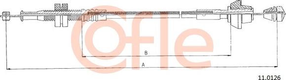 Cofle 11.0126 - Cavo acceleratore autozon.pro