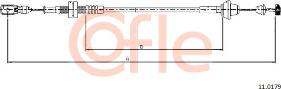 Cofle 11.0179 - Cavo acceleratore autozon.pro