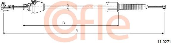 Cofle 11.0271 - Cavo acceleratore autozon.pro