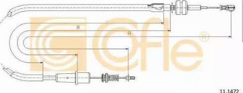 Cofle 11.1472 - Cavo acceleratore autozon.pro