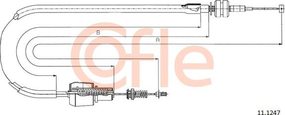 Cofle 11.1247 - Cavo acceleratore autozon.pro